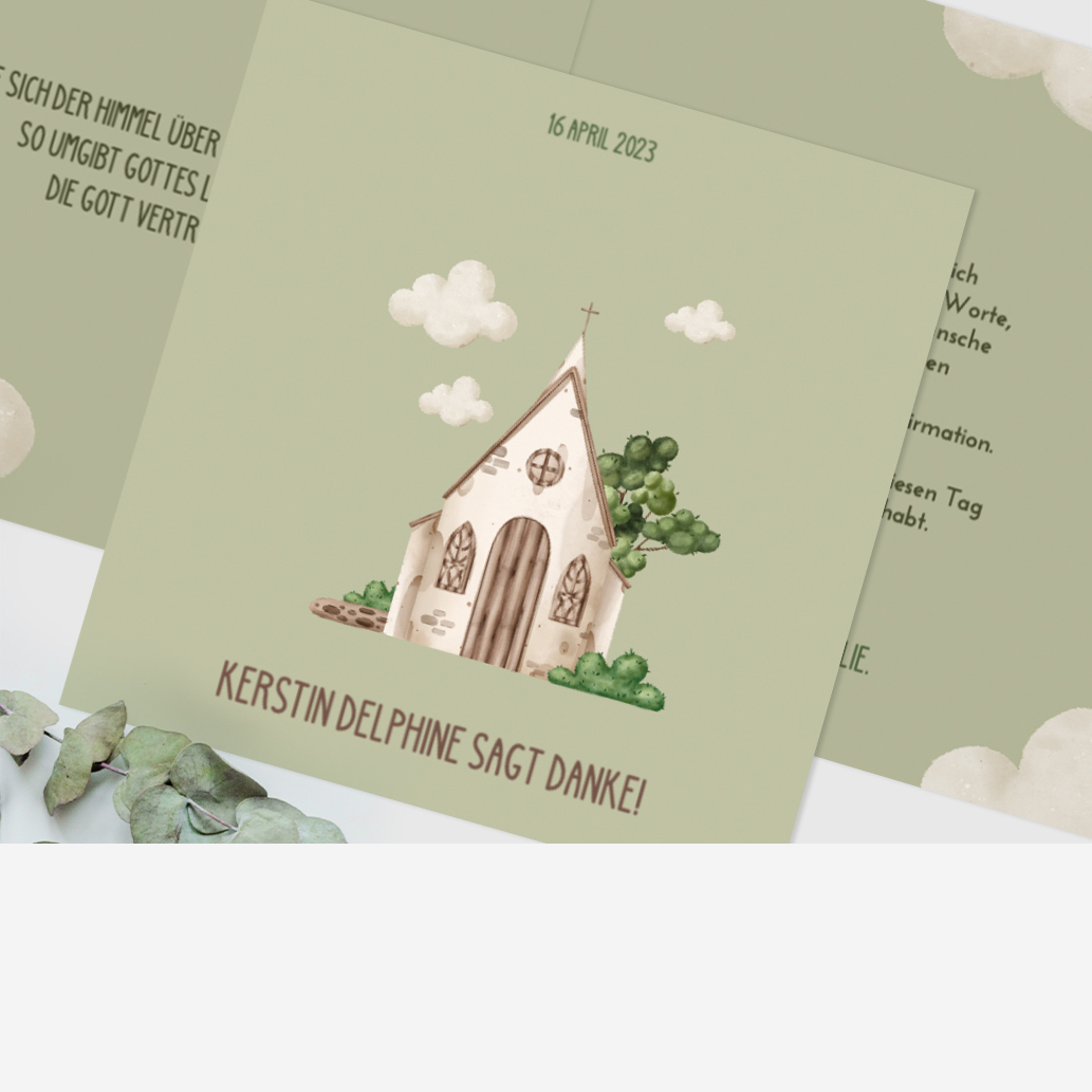 Dankeskarten Konfirmation