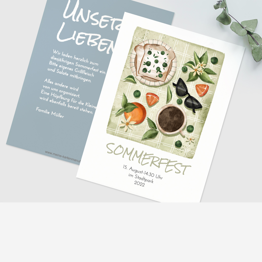 Einladung Sommerfest