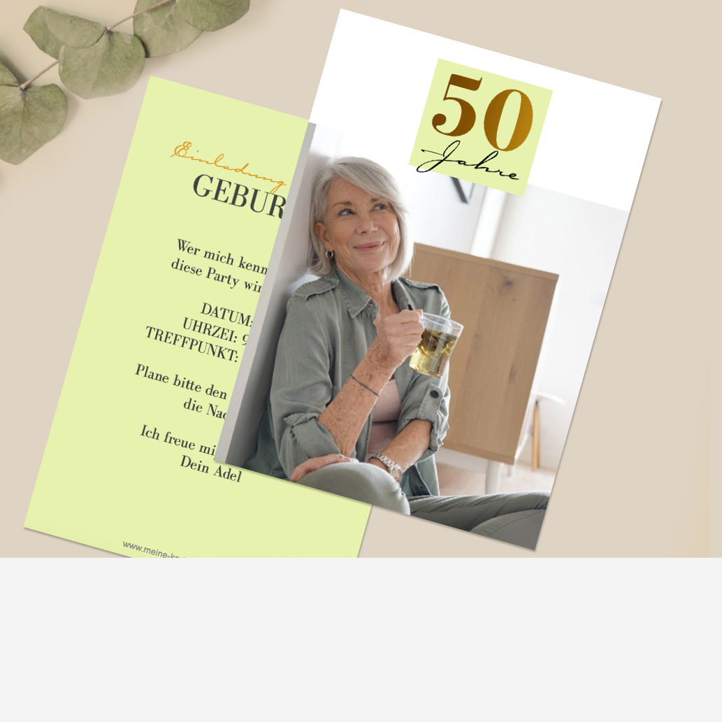 Einladungen runder Geburtstag