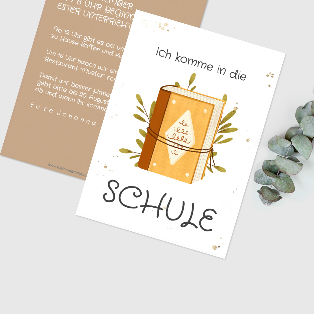 Einladungskarten Einschulung