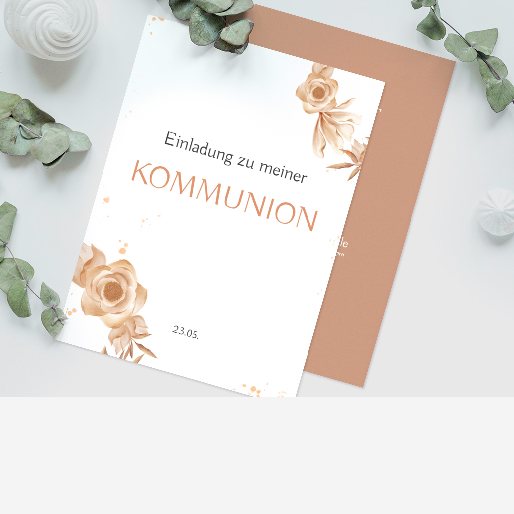 Einladungskarten Kommunion