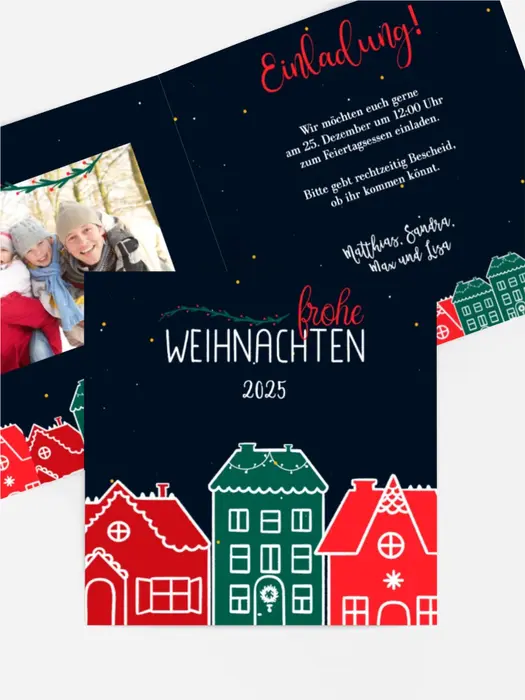 Weihnachtseinladung O du fröhliche... Weihnachtseinladung O du fröhliche...